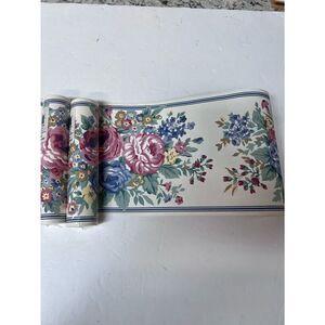 American Spirit Floral wallpaper border 3 Rolls